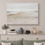 Minimal Landscape "Coastal Sandy Beach Seascape Artwork, Abstract Minimalist Neutral Decor Wall Pictures, Large Framed Canvas Giclee Print Wall Art"-119598453-93389237-93389242