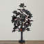 2Ft. Pre-Lit Artificial Halloween Black Maple Tree With 24 Orange & Purple LED Lights