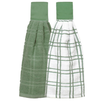 Cotton Plaid Waffle Dish Cloth Kitchen Towel