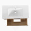 Meuble-lavabo mural 36 po avec lavabo en céramique-704361455