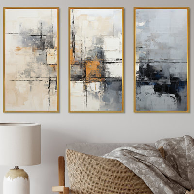 Simple Winter Landscape III - Winter Landscape, ensemble d'art sur toile