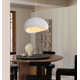 Jimyah 1- Light White Polyesters Unique/Statement Modern Pendant