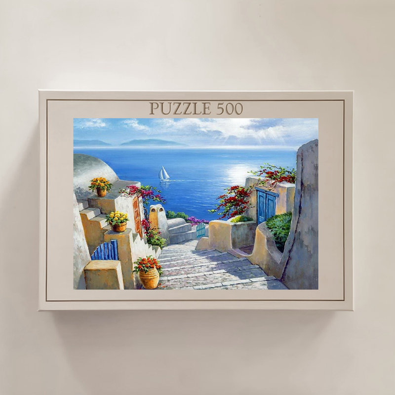 500-Piece Puzzle, 100% Cardboard, 18.9 x 13.4 inches | Box Size: 13.2 x 9.1 x 2.0 inches | Perfect for Family Fun & Relaxation, High-Quality, Durable Pieces for Easy Assembly, Ideal Gift for Puzzle Lovers