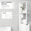 MDF / Particle Board Freestanding Linen Cabinet