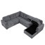 Canapé-lit modulaire en U avec canapé-lit et méridienne avec rangement-1071691031