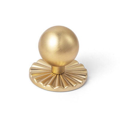 1" Diameter Round Knob With Backplate(2317Ban)