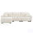 110" Modular Sectional Sofa, L Shape With Extra-Large Seat, Pull-Line Design, Movable Ottoman, High Density Foam, Free Combination-1067438239