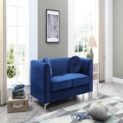 Causeuse élégante bleu marine pour maisons modernes