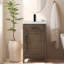 Meuble-lavabo simple 20 po avec comptoir en céramique Sebastiano-111465356