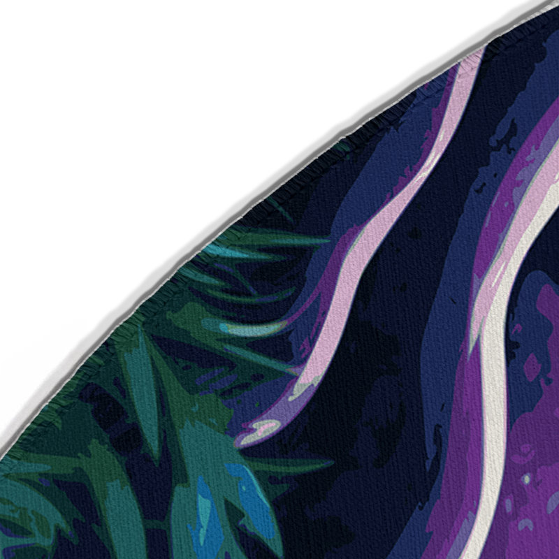 Tapis intérieur et extérieur Mystic Vines, Round 5'