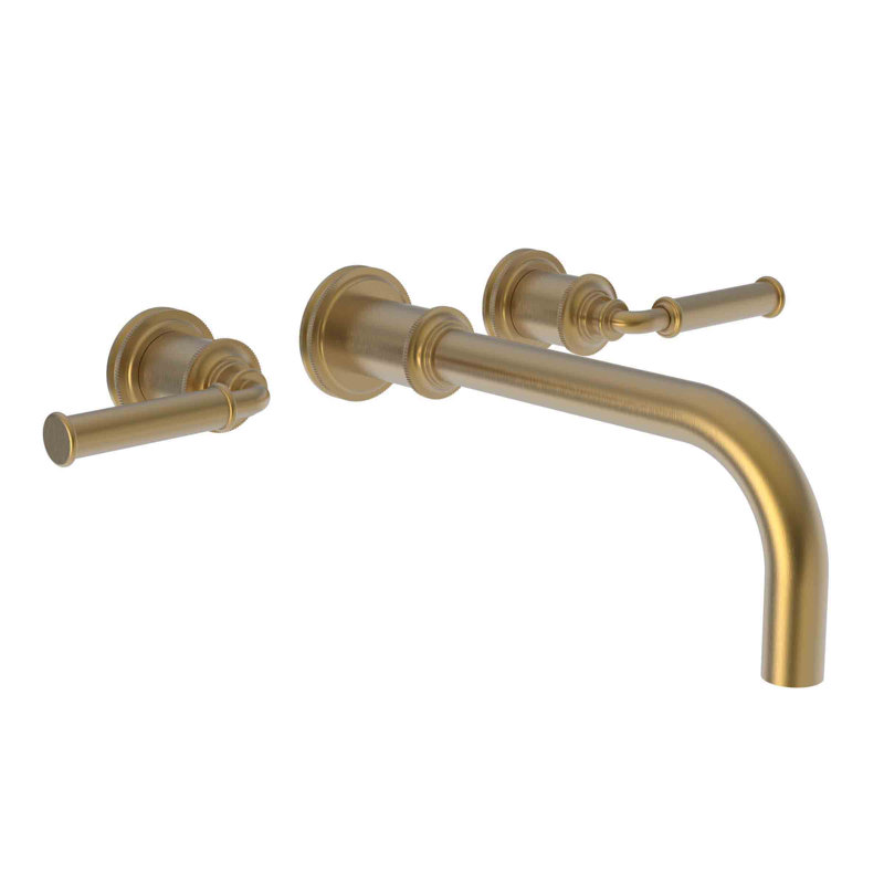 Wall Mount Lavatory Faucet, Satin Bronze (PVD)