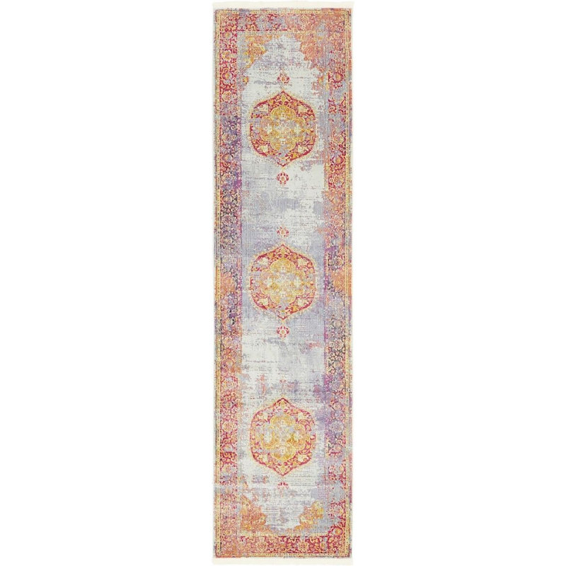 Oriental Indoor Rug, Runner 2'7" x 10'