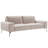 Callowhill Microfiber Sofa In Light Gray