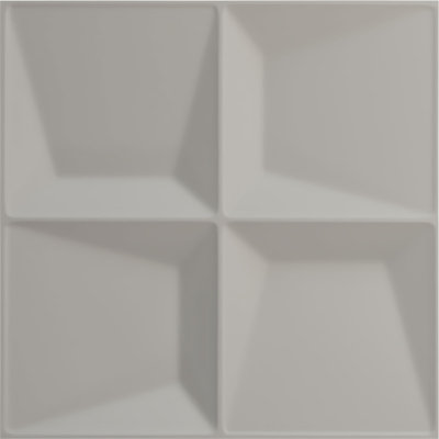 Panneaux muraux muraux 3D 19,63 "wpte (paquet de 12)
