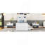 Lit simple en bois avec tête de lit avec prises de courant, lit extensible avec lit gigogne simple avec trois tiroirs de rangement, blanc-678326563-678326573