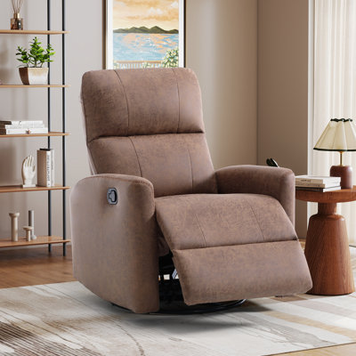 Kiea 30.7" W Swivel Manual Reclining Glider