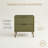 20 Fluted 2-Drawer Nightstand | Olive Green & Gold Accent | Gift Idea-355293140-355293161
