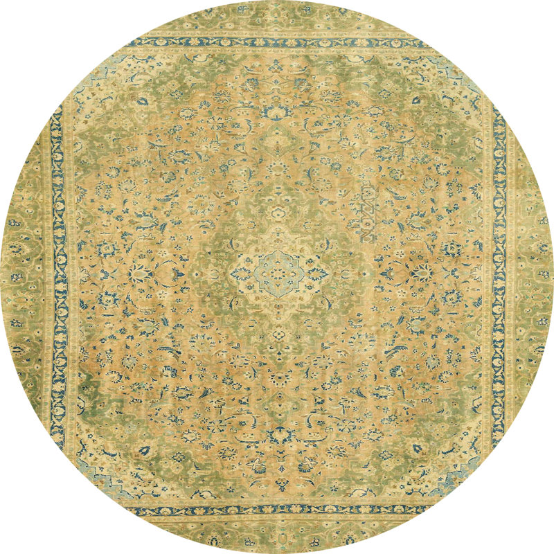 Tapis abstrait moderne 2804, Rond 6 pi