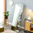 The 4Th Generation Gray Solid Wood Frame Full Body Mirror, Dressing Mirror, Bedroom Porch, Decorative Mirror, Clothing Mirror, Floor Mirror, Wall Mirror.-1212484094