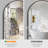 Lunara Arch Wall Mirror with Tempered Glass & Aluminum Alloy Framed for Accent/Vanity/Bathroom-1285203489
