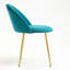 Persephone 46cm H Velvet Upholstered Queen Anne Back Side Chair-293959439