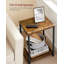 Set of 2 Side Tables, 2-Tier Sofa Side Tables, Bedside Tables with Steel Frames Side Table with Storage