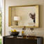 Hart Rectangle Brass Beveled Mirror