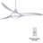 52" Wave 3 - Blade LED Propeller Ceiling Fan with Remote Control and Light Kit Included-19504999