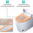 Smart Toilet, Bidet Built In One Piece Bidet Toilet Seat With Foot Sensor Flushing, Heated Seat And LED Light