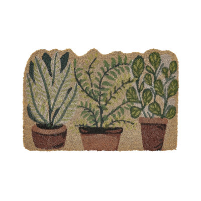 Yazzie Non-Slip Floral Doormat