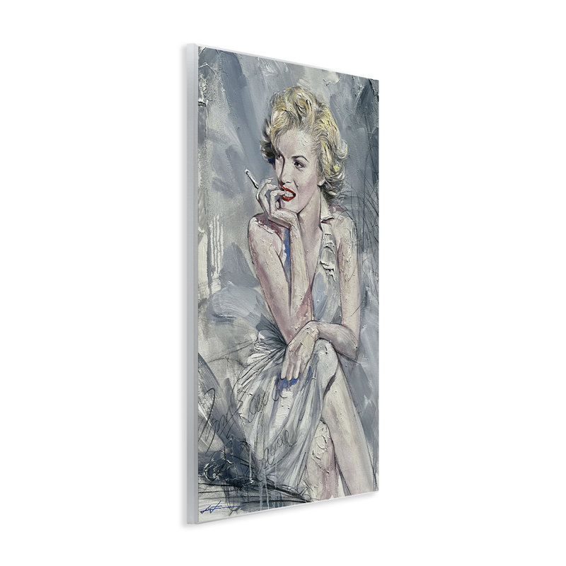 Élégante plaque murale Marilyn Abstraction, design par Lucille Lee, H 15 po x l 10 po