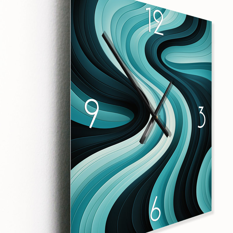 Horloge murale en aluminium Hilberto, Très petit