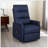 Power Lift Fabric Recliner Sofa Remote Control Side Pockets-1658390185