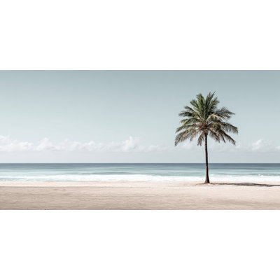 Open Beach Horizon Wrapped Canvas Wall Art