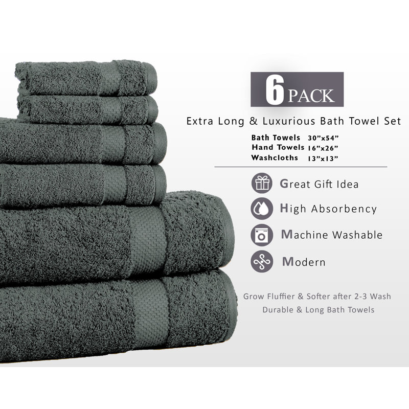 Aden Plush Mulit-Size Set, Charcoal