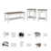 Shelvia Coffee Table With End Tables