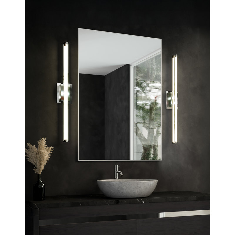 Plymouth 1 - Light LED Bath Bar, Black
