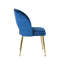 Coupland 49cm H Velvet Upholstered Metal Side Chair-2069149940