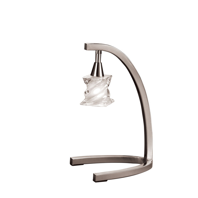 Matheson Metal Arched Lamp, Satin Nickel