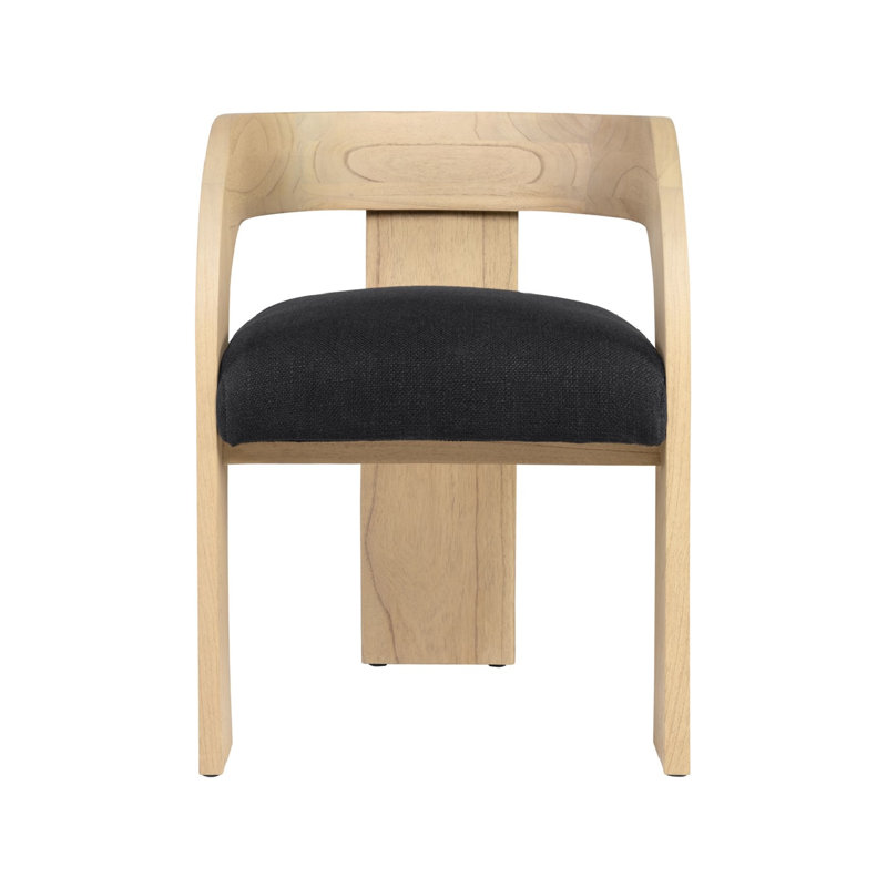 Maravi Dining Chair, Natural, Black