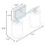 Éclairage pour meuble-lavabo Tux-60756605