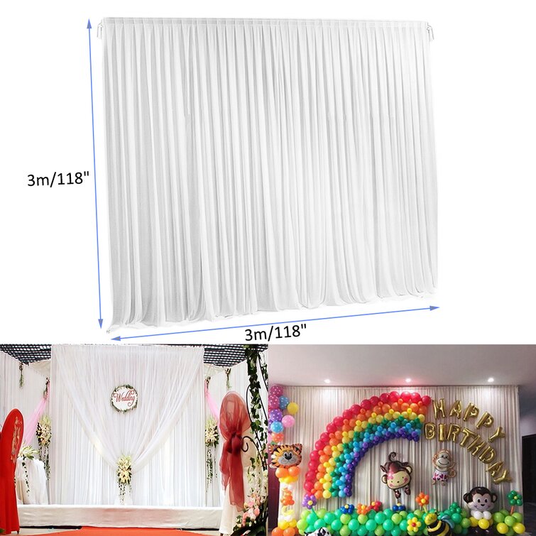 Professional Ice Silk Cloth Backdrop Pipe and Drape for Wedding