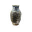 Ragusa - Large Urn Planter - Antique White, Blue Drip