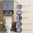 Dharmraj Over The Toilet Bathroom Storage With Upper Cabinets And Open Shelves-124581906