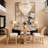 Farmhouse Round Rubberwood Dining Table, Seats 4–6-1258229433