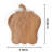 Ambrosia Apple Shaped Mango Wood Cutting Board