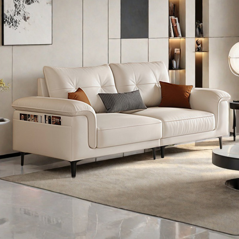 Canapé moderne et simple à lumière droite de luxe, 3, H 36,22 po x l 94,48 po x P 40,15 po