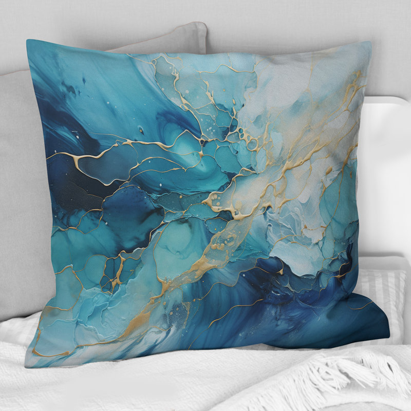 Coussin Oceanic Collage I - Abstract Collages