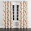 Rideaux Modern Modern - terre cuite orange avec œillets - 1 panneau-1724515262-1724515259