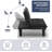 Twin 63.8'' Upholstered Convertible Sofa